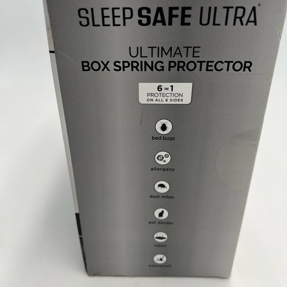SLEEP SAFE ULTIMATE BOX SPRING PROTECTOR ARM & HAMMER 6 IN 1 Cal King S2 - Picture 2 of 2